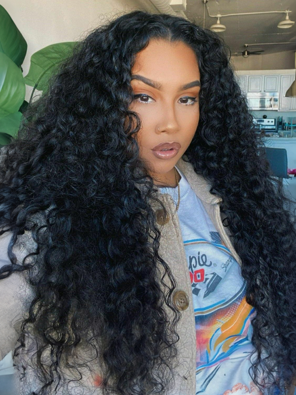 7x5 ByeBye Knots Wig 150% Density Jerry Curly Wig With Bleached Invisible Knots