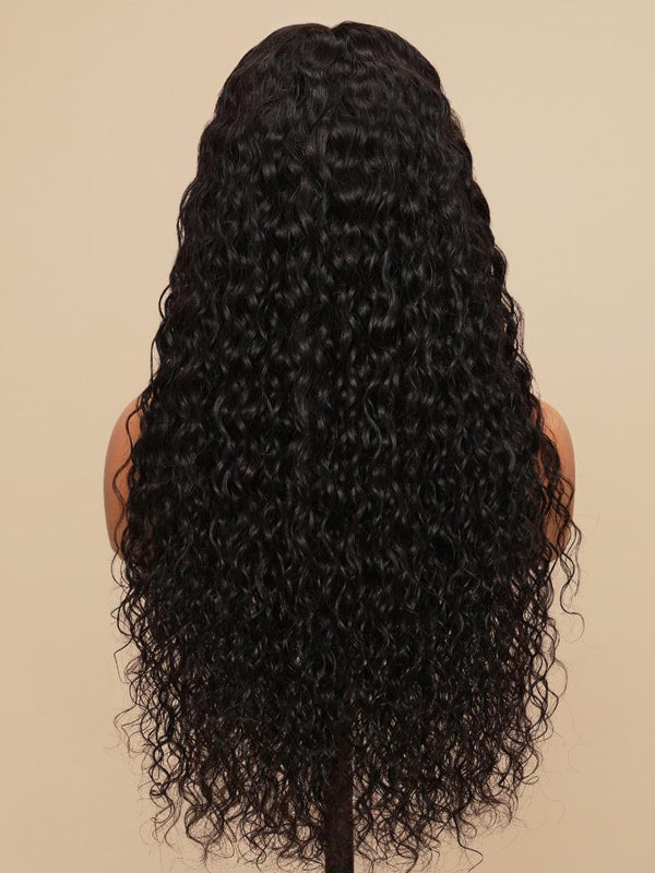 [5x5 7x5 HD Lace] Pre Cut Auburn Ombre Straight& Black Curly Wig/ Water wave Bye-Bye Knots Quick Glueless Invisible Knots Wear Go Wig