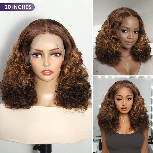 13x4 Tube Curl - 20" Inches, Color 3T4/30#, 300% Density