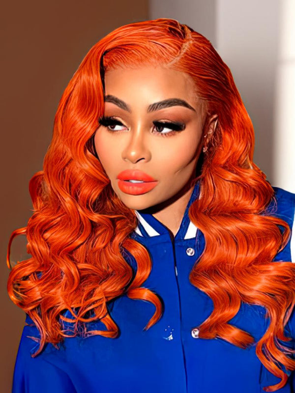 UNice Hair #350 Color Virgin Hair Weave Ginger Hair 1 Piece Hair Bundle Body Wave Straight