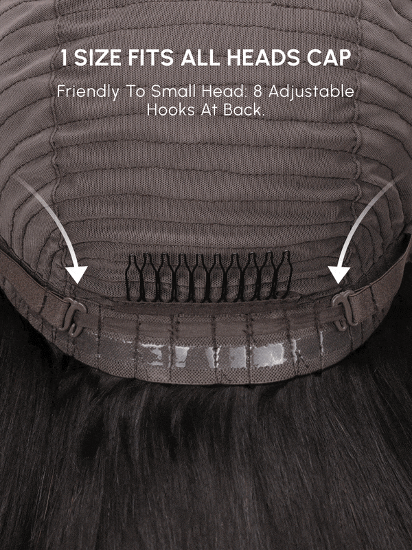 HD 5x5 Invisible Lace Pre-cut Glueless Deep Wave Wig 180% Density Natural Hair Line