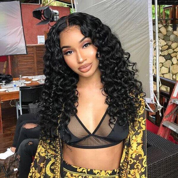 Brazilian Loose Wave Wig 13x4 Lace Front Wigs Loose Wave Human Hair Wigs 250% Density