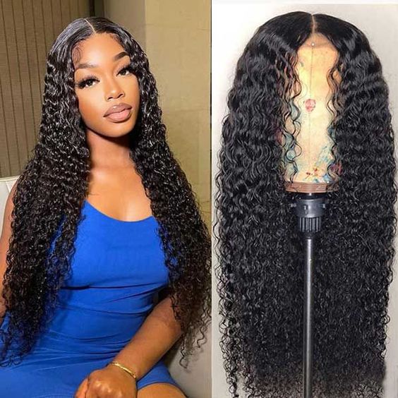 Deep Wave Hair Lace Closure Wig 6x6 Deep Part Lace Closure Wig 100% Human Hair Wigs