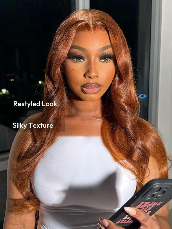 [24"=$99] Pre-Everything 13x4 Lace Frontal Cowboy Copper Straight Wig