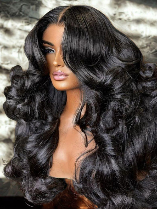 UNice Bye-Bye Knots™ 7x5 Lace Hollywood Curls Glueless Drawstring Wig for Beginners