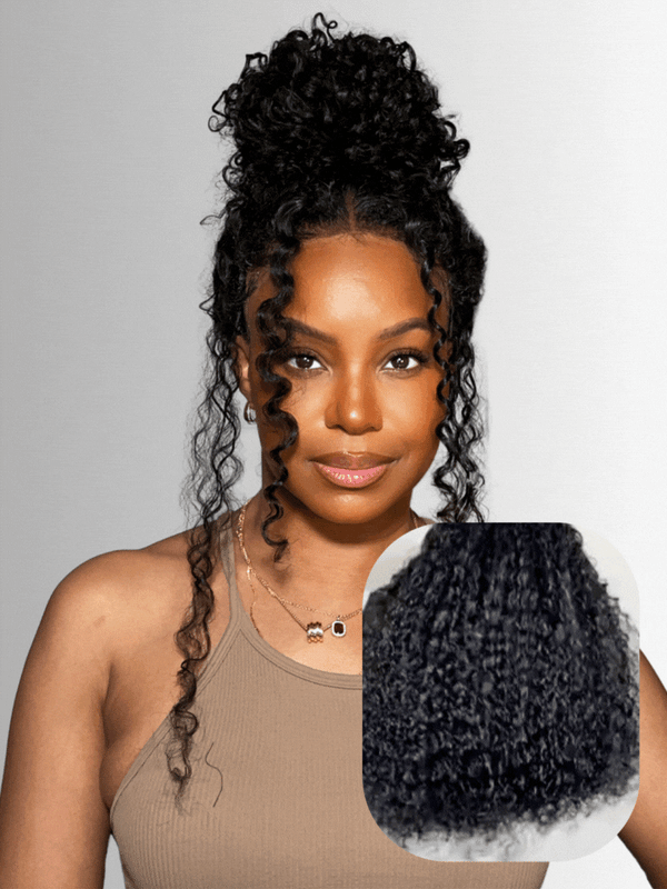 7x5 Byebye Knots Wig Jerry Curly Wig With Bleached Invisible Knots 150% Density