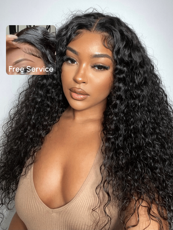 [FB] UNice Bye-Bye Knots™ Wig 7x5 Quick Glueless & HD Lace With Free Baby Hair Service Wet & Wavy Water Wave Invisible Knots Wig