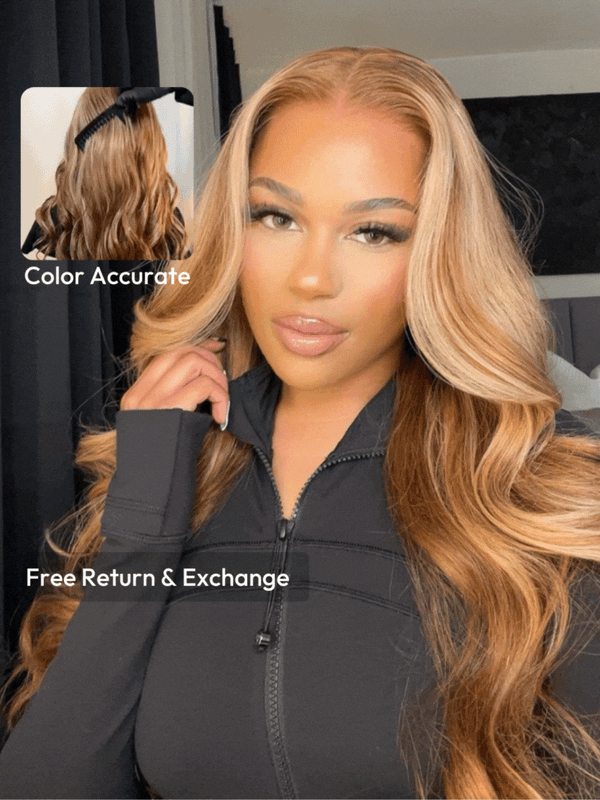 7x5 Bye Bye Knots Wig Glueless Body Wave Lace Wig With Invisible Clean Knots 180% Density