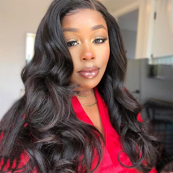 Body Wave Hair 3 Bundles with 4x4 Lace Closure 100% Malaysian Remy Hair
