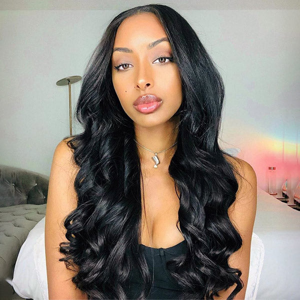 One More T-part Wig Body Wave 100% Unprocessed Human Hair Wigs