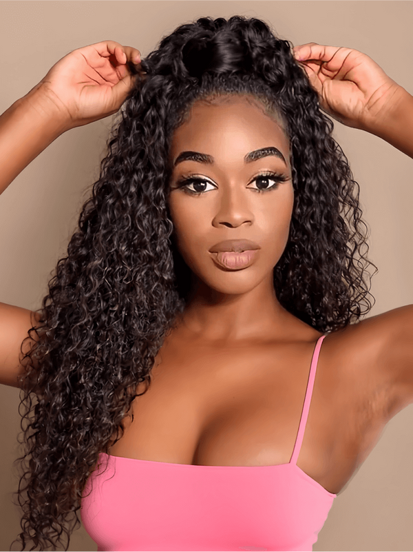 CLASSIC CLIP-INS CURLY: NATURAL BLACK