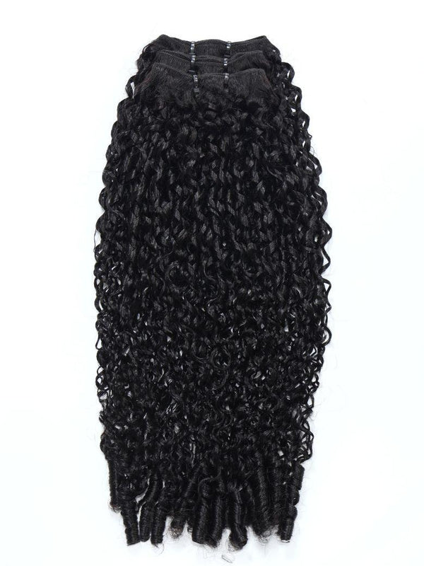 UNice 3 Pc/pack Burmese Curly Human Hair 3 Bundles With Twist Out Ends