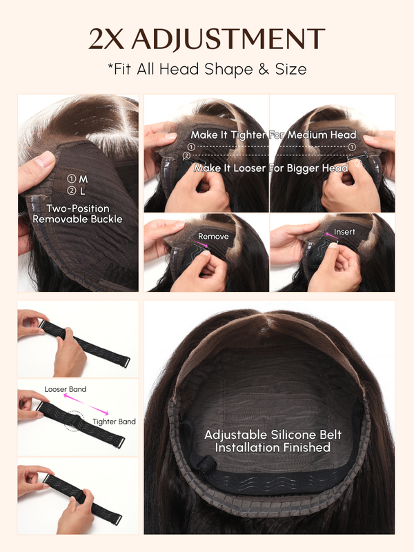 [18"-24"] Long Bye-Bye Knots 7x5 Glueless Body Wave Wig Pre Cut Lace Pre Plucked Hairline With Baby Hair