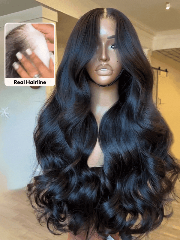 UNice 13x4 Pre-Everything™ Transparent Lace & HD Lace Front Pull And Go 3D Body Wave Wig Real Ear To Ear With Invisi Drawstring Wig