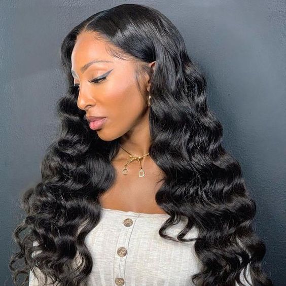 Loose Wave Wig 13x4 Lace Front Human Hair Wigs 250% Density