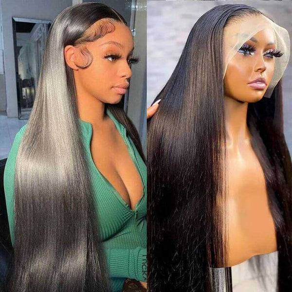 Transparent Lace Straight Hair 13x4 Lace Frontal Wig Glueless Human Hair Lace Front Wigs