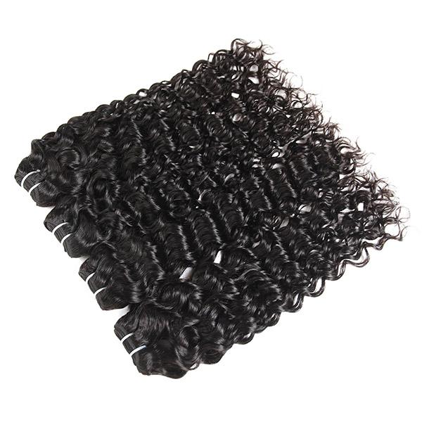 Malaysian Water Wave Hair 4 Bundles Wet And Wavy Hair Weave