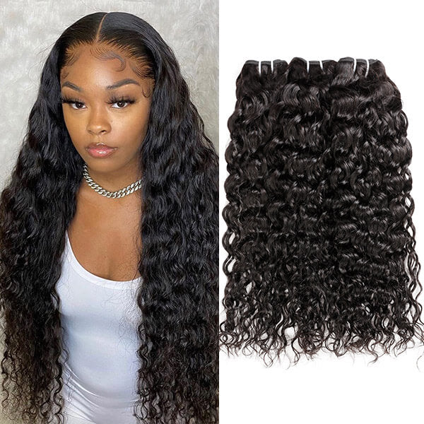 Brazilian Water Wave Hair 3 Bundles Wet And Wavy Hair One More