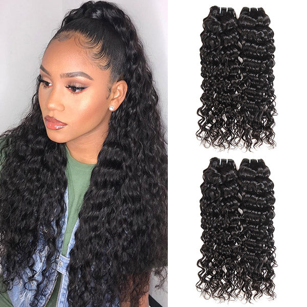 One More Brazilian Water Wave Hair 4 Bundles Human Hair Weave